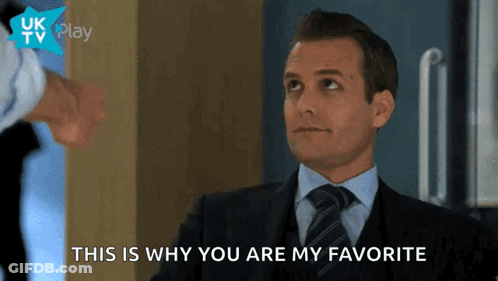 Man In Suit Saying This Is Why You Are My Favorite GIF