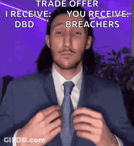 Man In Suit Saying Trade Offer I Receive You Receive GIF