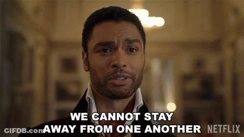Man In Suit Saying We Cannot Stay Away From One Another GIF