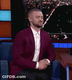 Man In Suit Saying We're Not Friends GIF