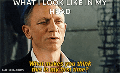 Man In Suit Saying What I Look Like In My Head GIF