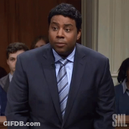 Man In Suit Saying What To Crowd GIF