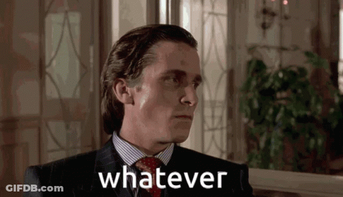 Man In Suit Saying Whatever GIF