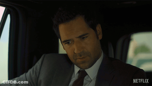 Man In Suit Saying Yeah That's What In Car GIF