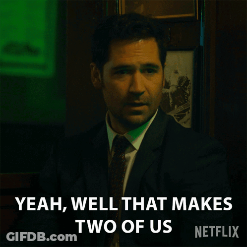 Man In Suit Saying Yeah Well That Makes Two GIF