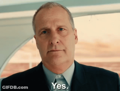 Man In Suit Saying Yes GIF