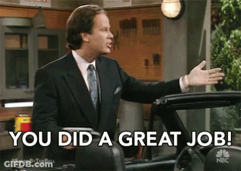 Man In Suit Saying You Did A Great Job GIF