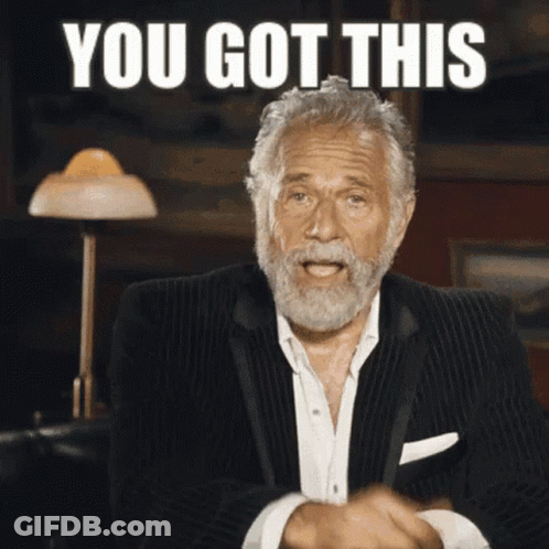 Man In Suit Saying You Got This GIF