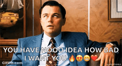 Man In Suit Saying You Have No Idea How Bad I Want You GIF