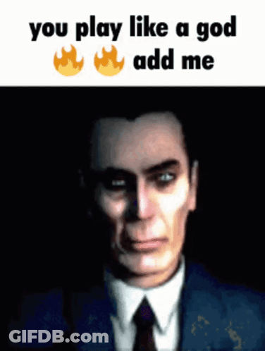 Man In Suit Saying You Play Like A God Add Me GIF