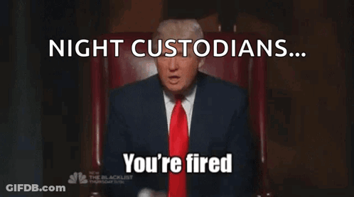 Man In Suit Saying You're Fired GIF