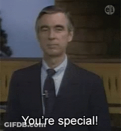Man In Suit Saying Youre Special GIF