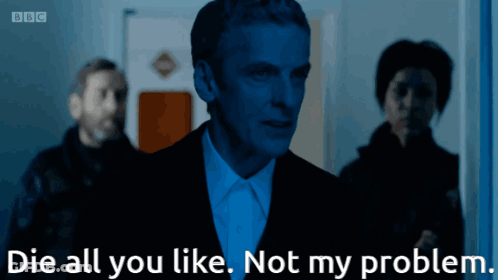 Man In Suit Says Die All You Like GIF