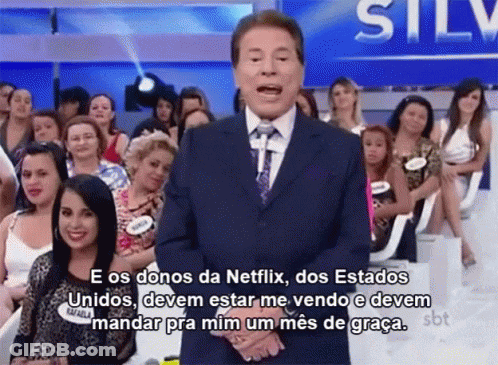 Man In Suit Says E Os Donos Da Netflix GIF