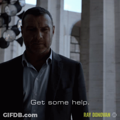 Man In Suit Says Get Some Help Ray Donovan GIF