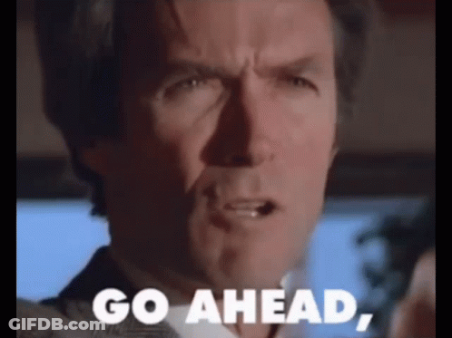 Man In Suit Says Go Ahead GIF