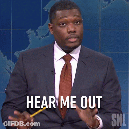Man In Suit Says Hear Me Out GIF