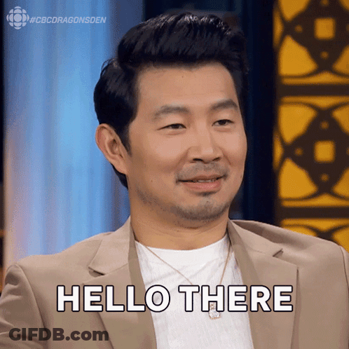Man In Suit Says Hello There GIF