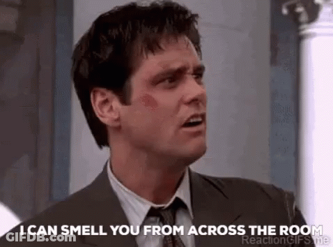 Man In Suit Says I Can Smell You GIF