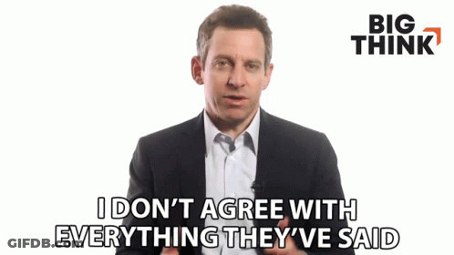 Man In Suit Says I Don't Agree With Everything GIF