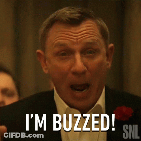 Man In Suit Says I'm Buzzed SNL GIF