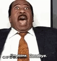 Man In Suit Says I'm Done Goodbye GIF