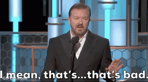 Man In Suit Says I Mean That's That's Bad GIF