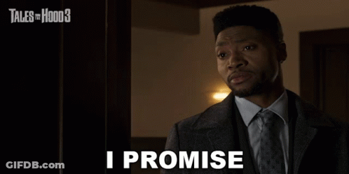 Man In Suit Says I Promise GIF
