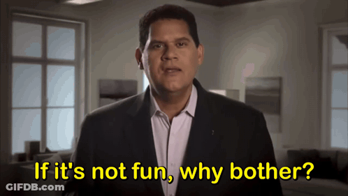 Man In Suit Says If It's Not Fun Why Bother GIF