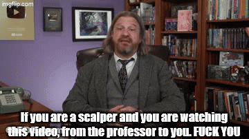 Man In Suit Says If You Are A Scalper Fuck You GIF