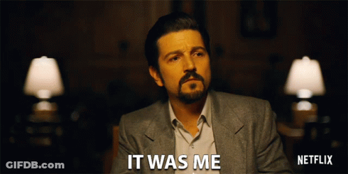 Man In Suit Says It Was Me GIF
