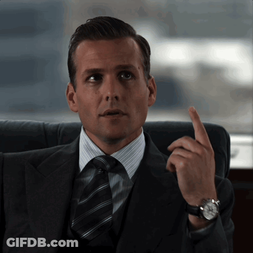 Man In Suit Says Life Is This GIF