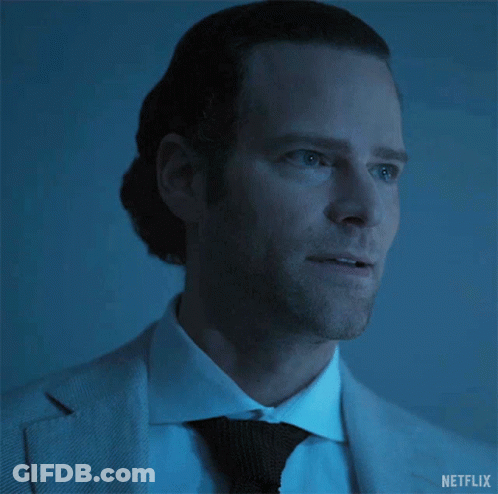 Man In Suit Says On A Journey On Netflix GIF