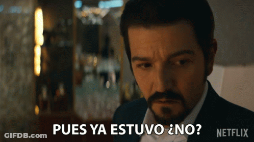 Man In Suit Says Pues Ya Estuvo No GIF