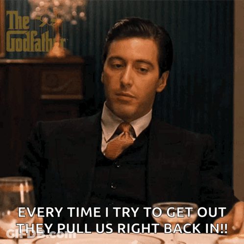 Man In Suit Says Pull Us Right Back In GIF