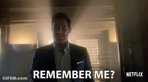 Man In Suit Says Remember Me Netflix Ad GIF
