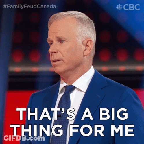Man In Suit Says That's A Big Thing For Me GIF