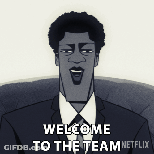 Man In Suit Says Welcome To The Team GIF