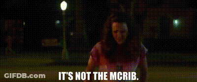 Man In Suit Says Woah Is That The McRib GIF