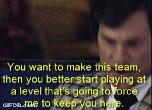 Man In Suit Says You Want Make Team GIF