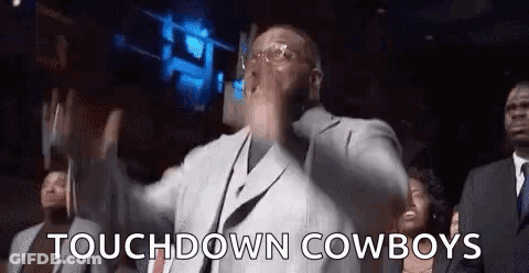 Man In Suit Shouting At Crowd GIF