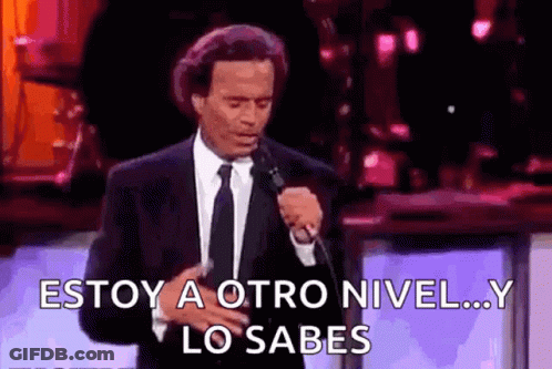 Man In Suit Singing At Microphone GIF