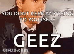 Man In Suit Sitting In Back Seat Of Car With Quote GIF