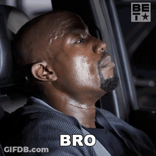 Man In Suit Sitting In Car Saying Bro GIF