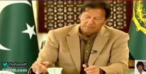 Man In Suit Sitting In Front Of Green And White Flag #Theosmaht GIF