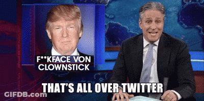 Man In Suit Sitting Next To Donald Trump GIF