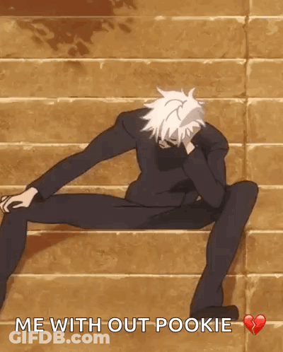 Man In Suit Sitting On Stairs With Broken Heart GIF