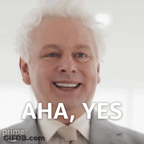 Man In Suit Smiling Aha Yes GIF
