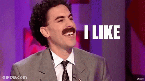 Man In Suit Smiling And Saying I Like GIF