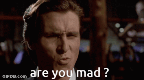 Man In Suit Smiling Asking Are You Mad GIF